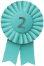 Second Place badge